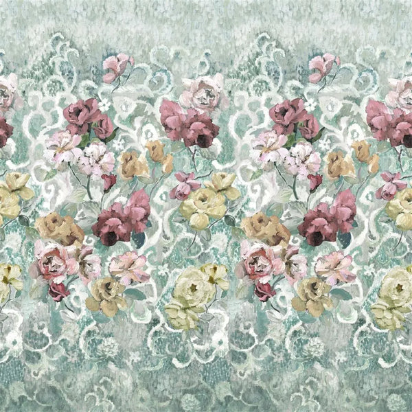 Tapete: Tapestry Flower Eau De Nil- Wandbild von Designers Guild Designers Guild