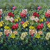 Tapete mit Blumen von Designers Guild: Tapestry Flower Vintage Green Designers Guild