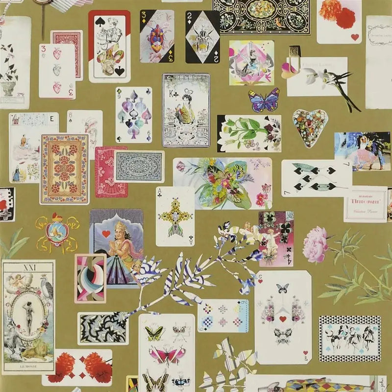 Tapete von Christian Lacroix Maison De Jeu -die Spielkartentapete Designers Guild