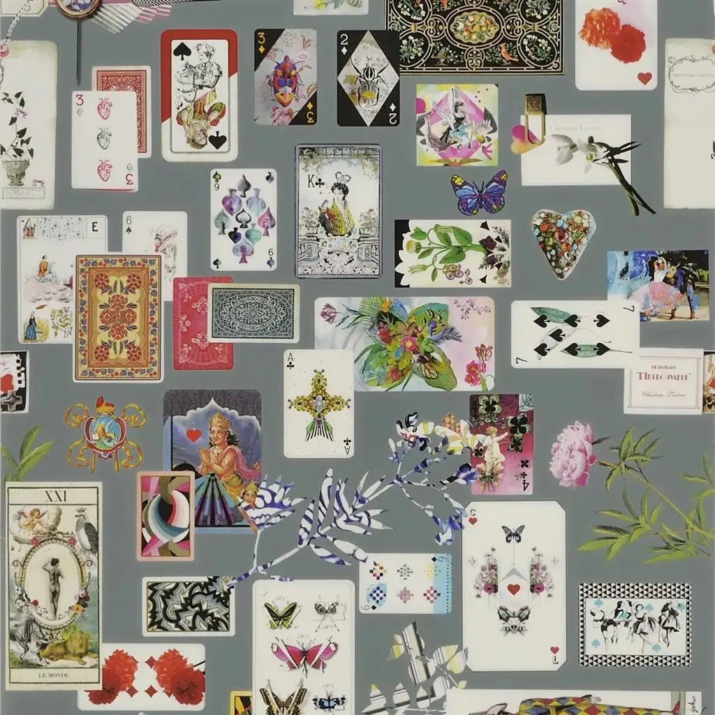 Tapete von Christian Lacroix Maison De Jeu -die Spielkartentapete Designers Guild