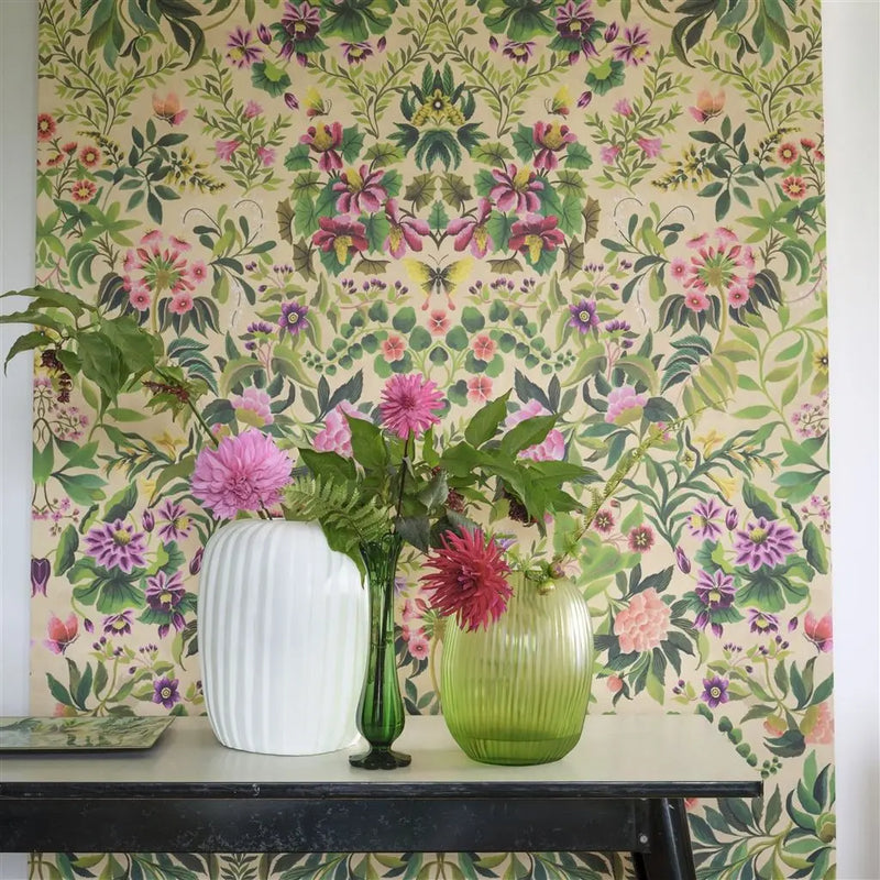 Tapete von Designers Guild Ikebana Grande Fuchsia Designers Guild