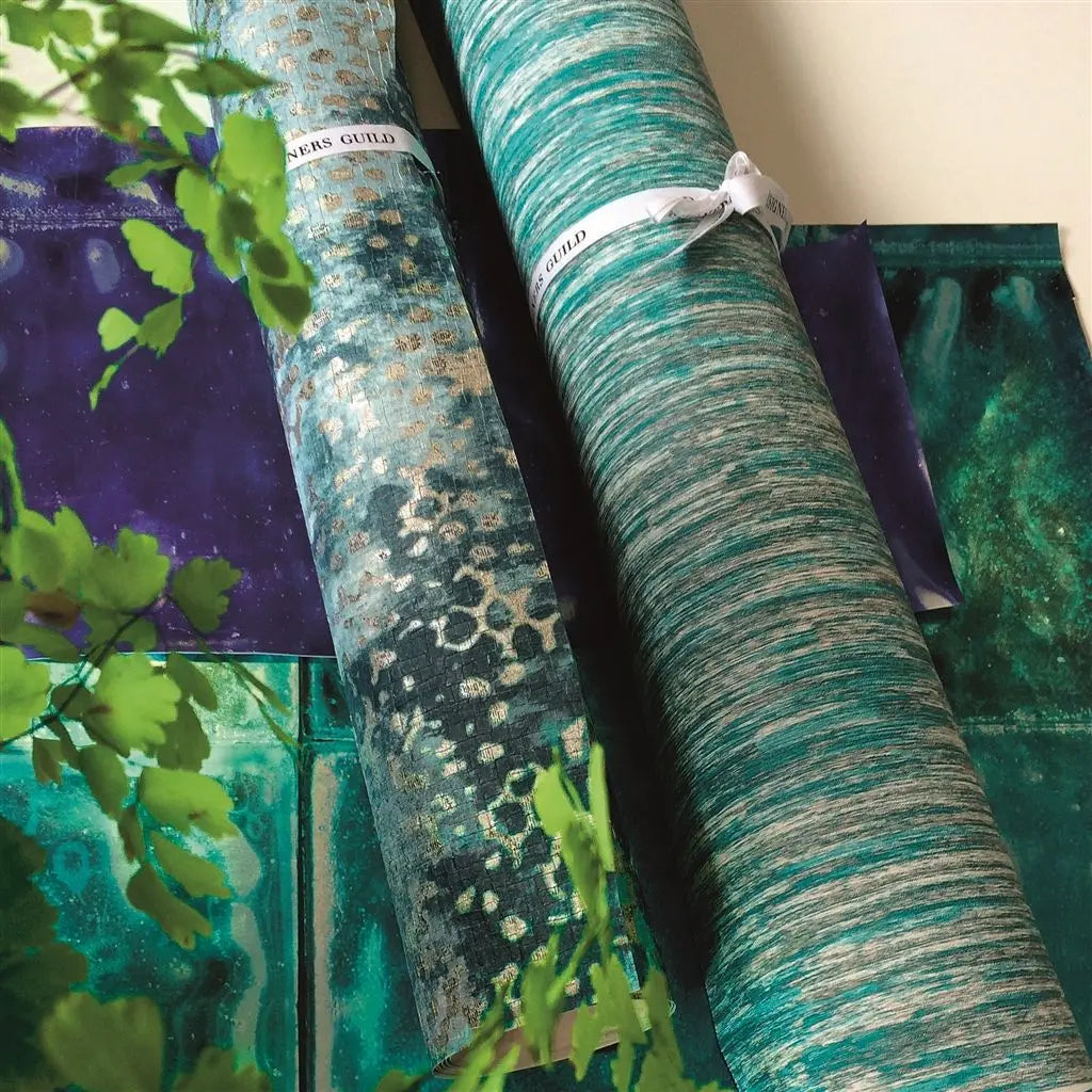 Tapete von Designers Guild Palasini - Teal Designers Guild