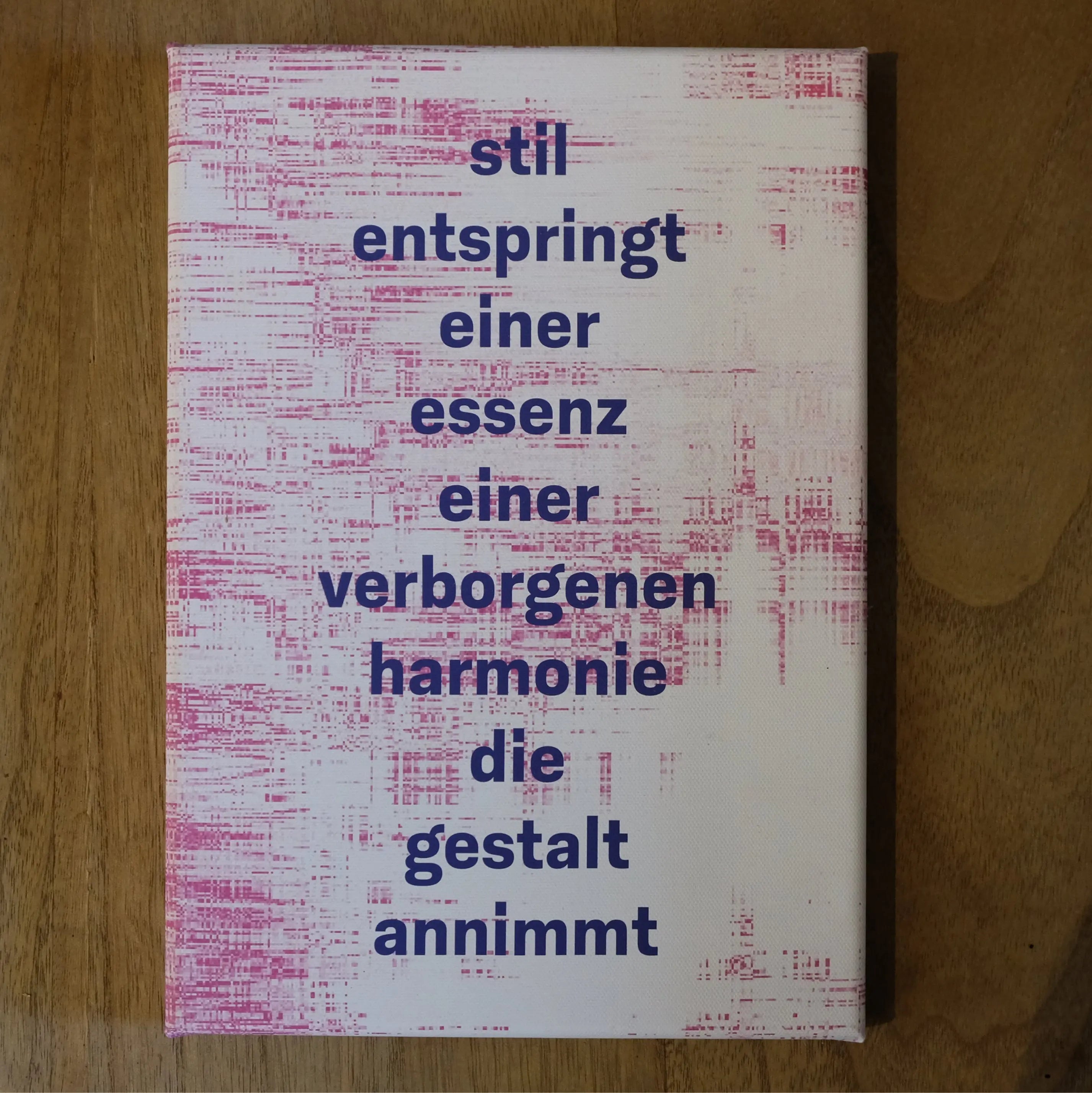 Typografie, yagemedia Zitate „Stil“ mit Grafik die Raumtapeterie