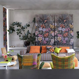 Wandbild - Tapete von Designers Guild: Tapestry Flower Damson Designers Guild