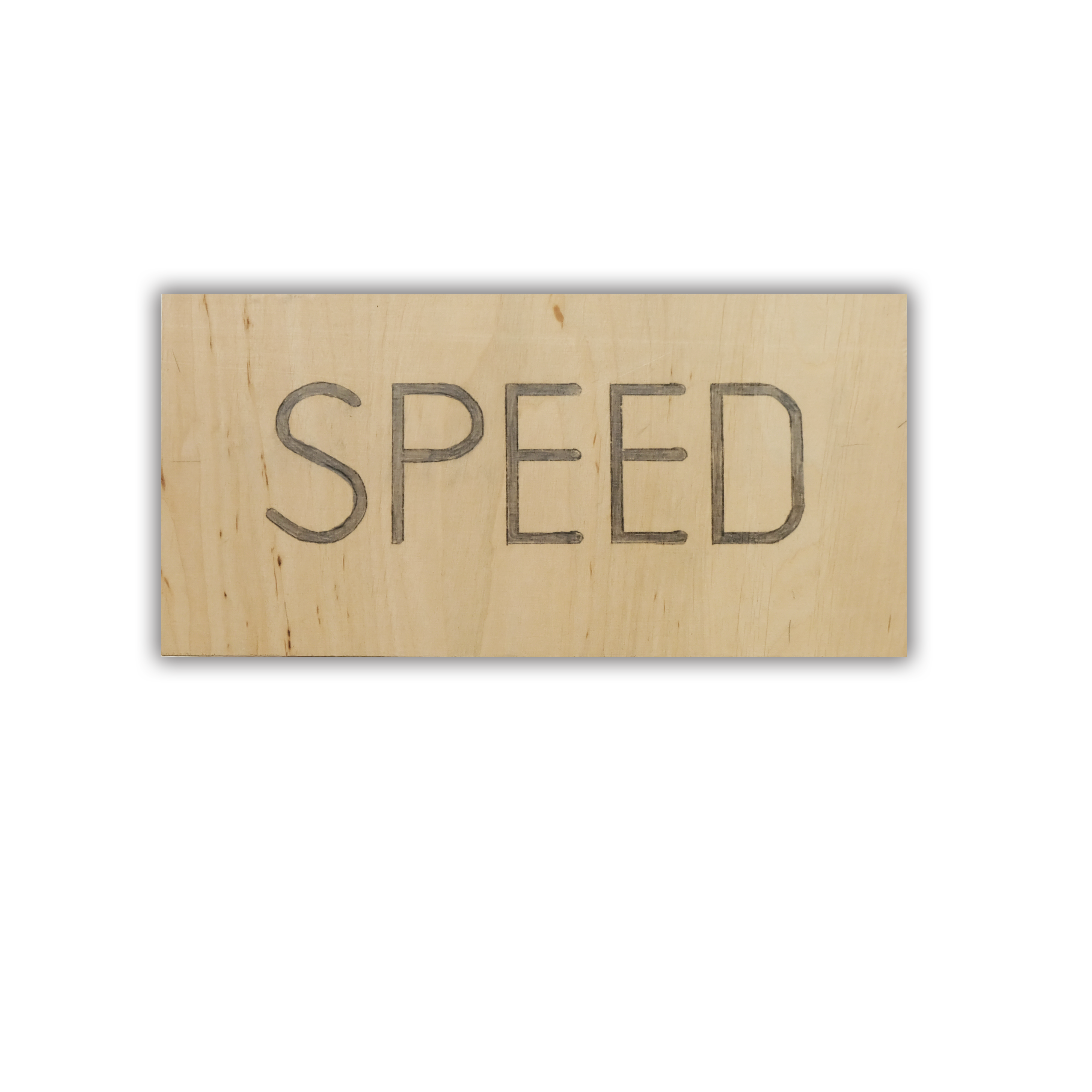 YAGEMEDIA Grafik „Speed“ – Dynamische Typografie auf Multiplex