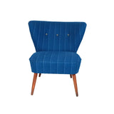 Cocktailsessel - klassisch in blau die Raumtapeterie