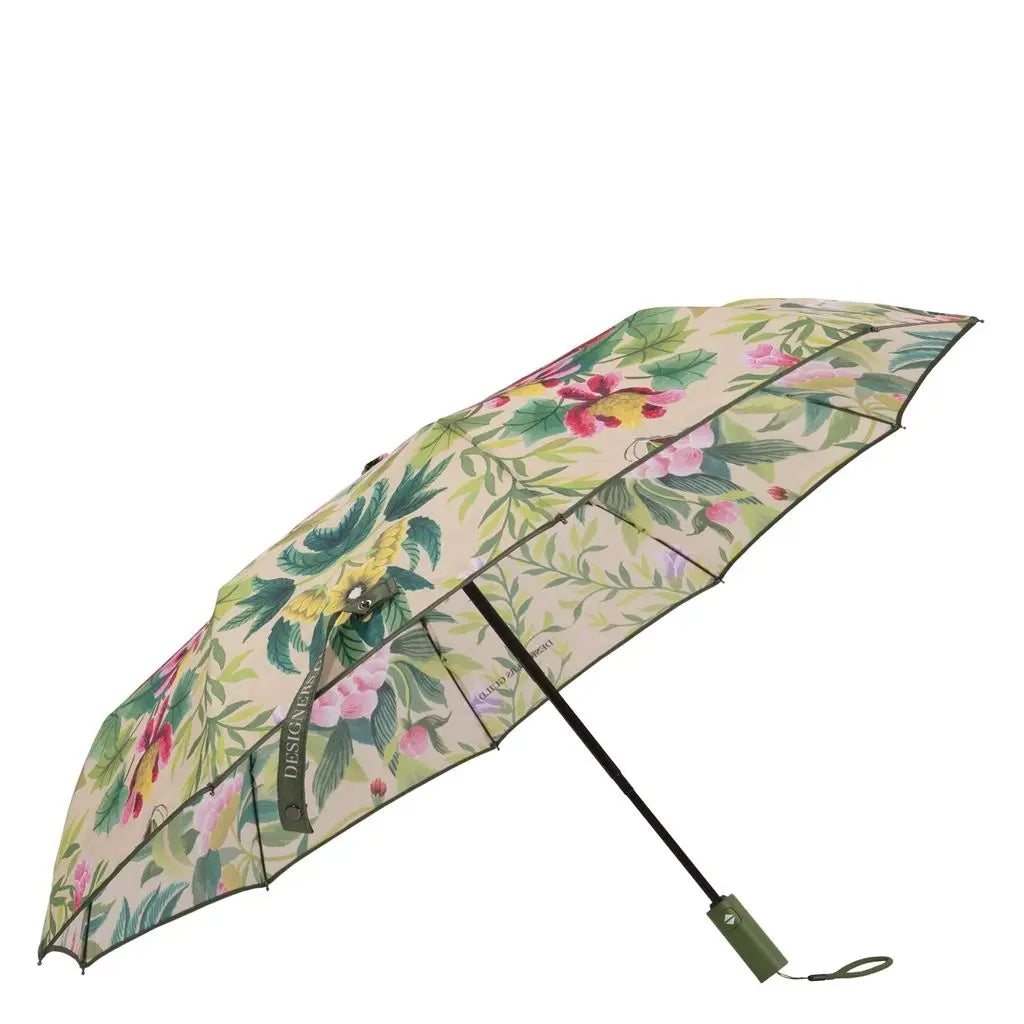 Regenschirm Ikebana Damask Fuchsia Compact 