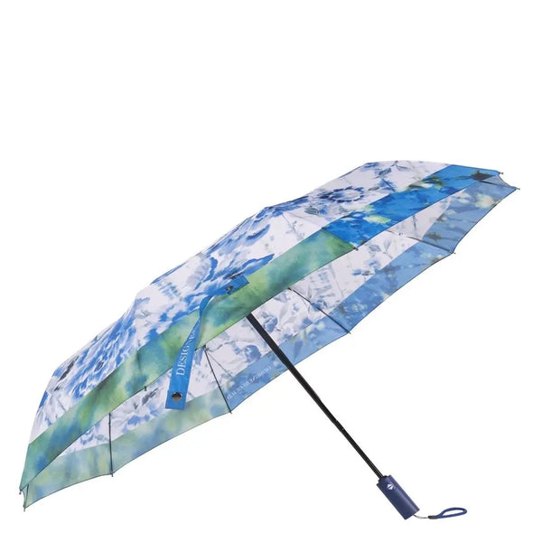 Regenschirm von Designers Guild:Kyoto Flower Indigo "Kompakt"