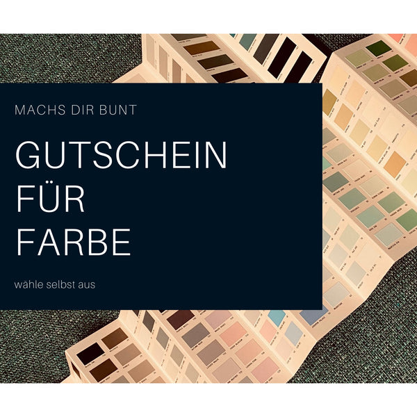 Gutschein für Farbe Raumtapeterie