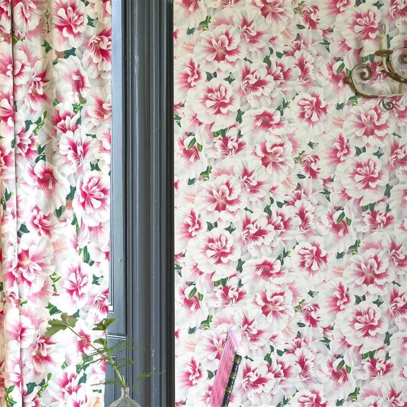 John Derian Variegated Azalea Tapete Designers Guild