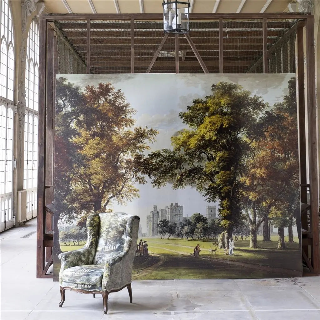 Tapete: Royal Collection Great Park View - Moss Designers Guild
