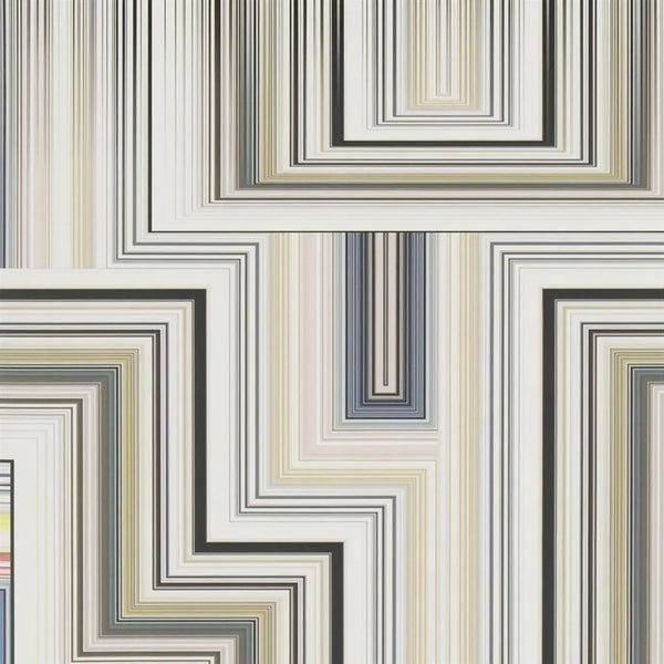 Tapete von Christian Lacroix: Abstract Malachite - Multicolore Designers Guild