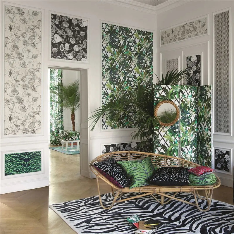 Tapete von Christian Lacroix: Canopy - Celadon Designers Guild