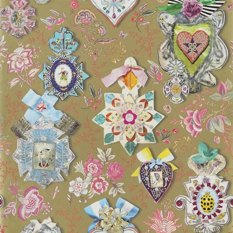 Tapete von Christian Lacroix: Cocarde - Lys Designers Guild