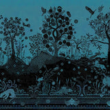 Tapete von Christian Lacroix:Bois Paradis Bleu Nigelle Designers Guild