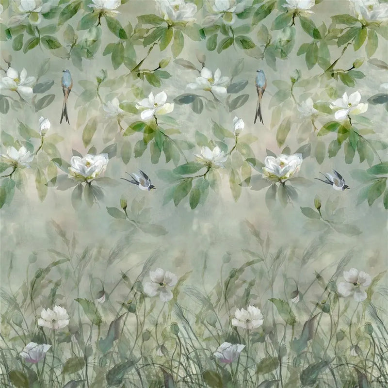 Tapete von Designers Guild: Kiyosumi Celadon Designers Guild