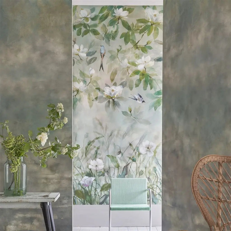 Tapete von Designers Guild: Kiyosumi Celadon Designers Guild