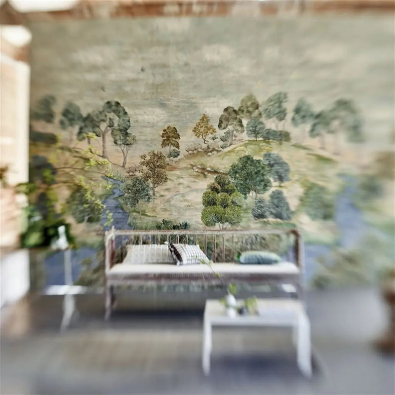 Tapete von Designers Guild Bandipur Grasscloth Sky Designers Guild