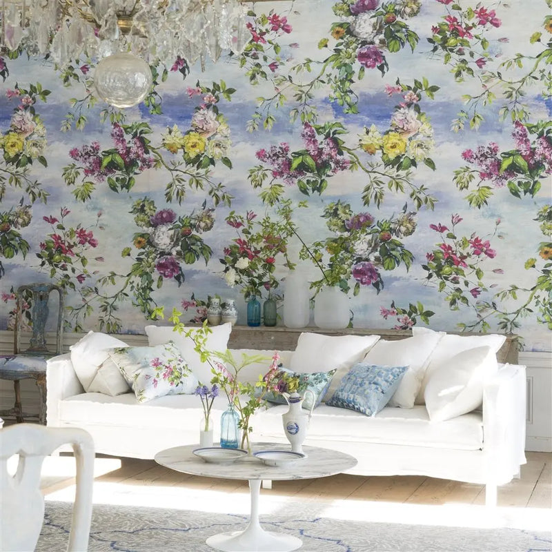Tapete von Designers Guild:Caprifoglio - Sky Designers Guild