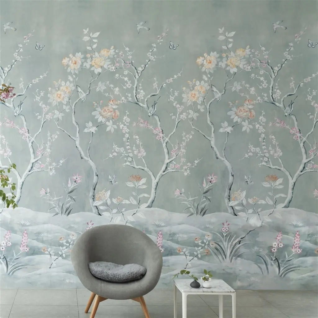 Tapete von Designers Guild Manohari Grasscloth Blossom Designers Guild