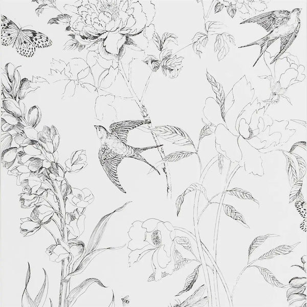 Tapete von Designers Guild Sibylla Garden - Black And White Designers Guild
