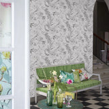 Tapete von Designers Guild Sibylla Garden - Black And White Designers Guild