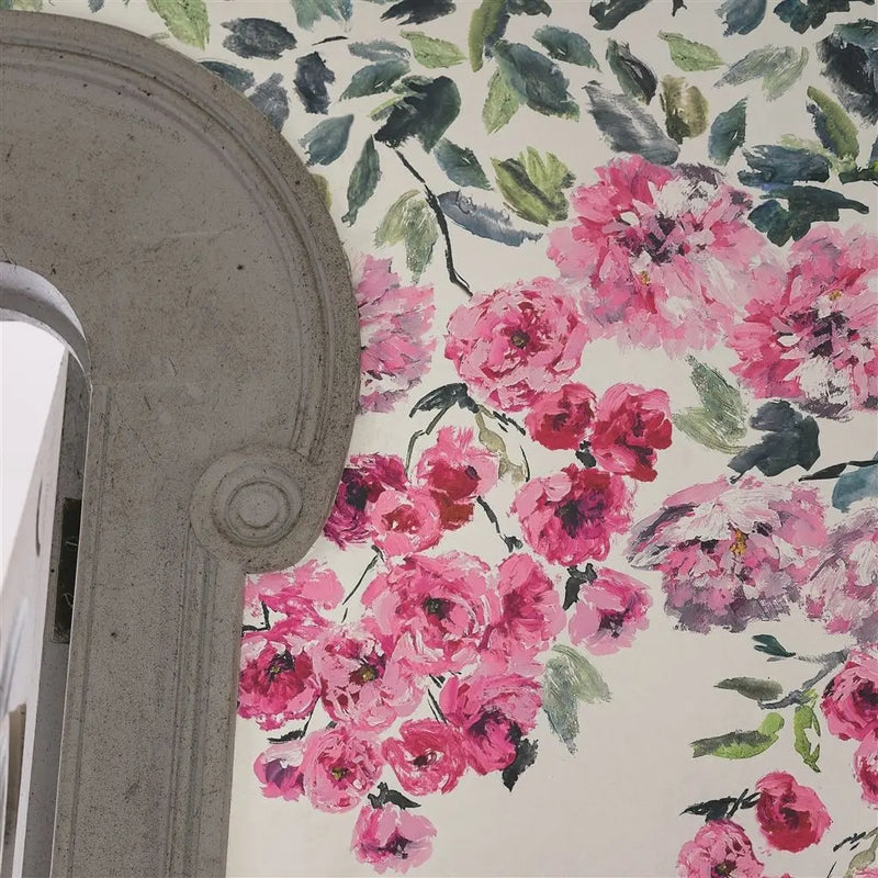 Tapete von Designers Guild Trailing Rose - Peony Designers Guild