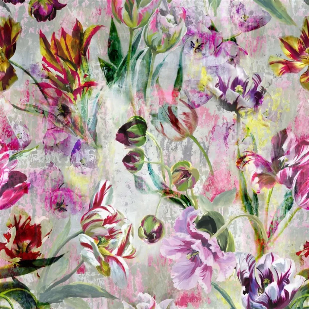 Tapete von Designers Guild Tulipa Stellata Fuchsia Designers Guild