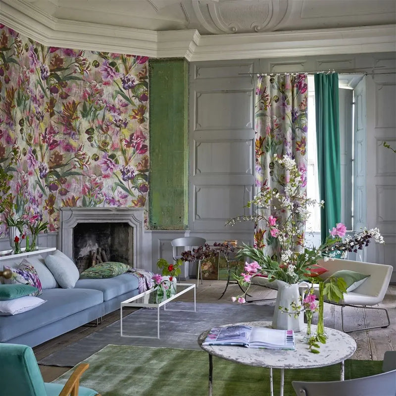 Tapete von Designers Guild Tulipa Stellata Fuchsia Designers Guild