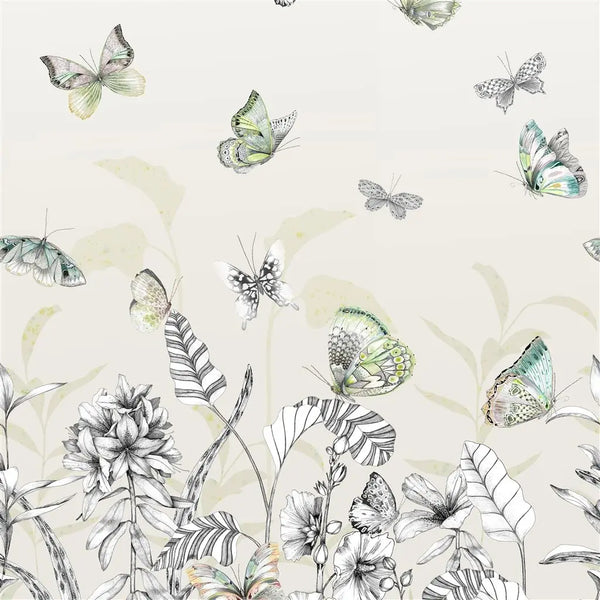 Tapeten von Designers Guild:   Papillons Birch Designers Guild