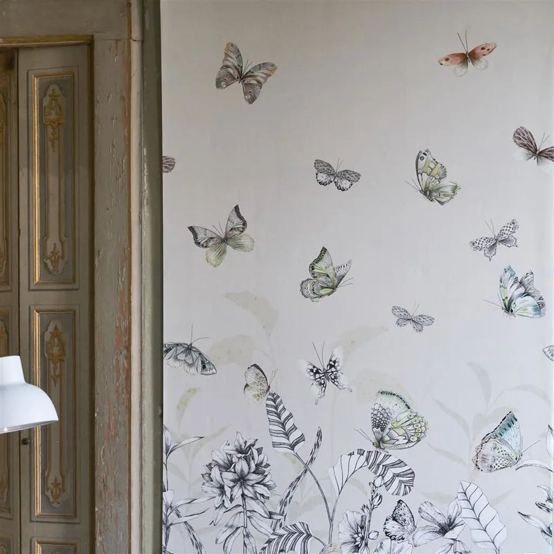 Tapeten von Designers Guild:   Papillons Birch Designers Guild