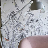 Tapeten von Designers Guild:   Papillons Birch Designers Guild