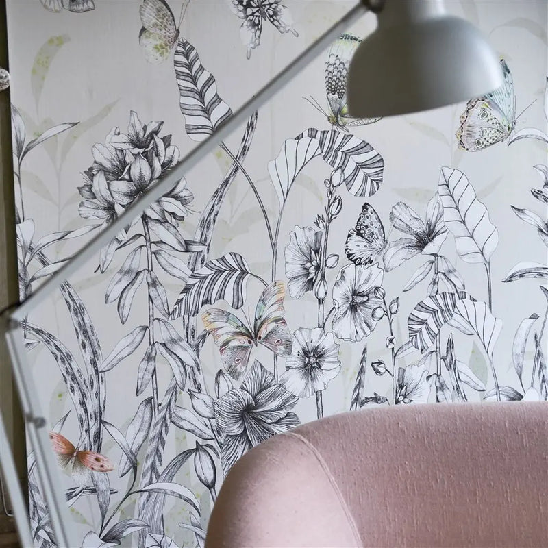 Tapeten von Designers Guild:   Papillons Birch Designers Guild