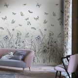 Tapeten von Designers Guild:  Papillons Eau De Nil Designers Guild