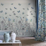 Tapeten von Designers Guild:  Papillons Eau De Nil Designers Guild